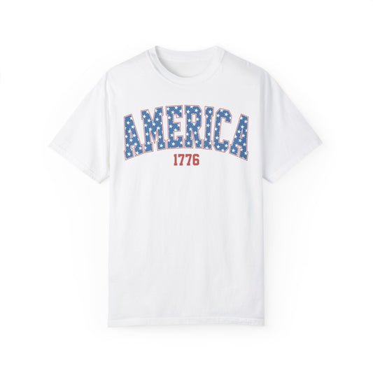 AMERICA Unisex Garment-Dyed T-shirt